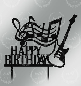 Happy Birthday gitara
