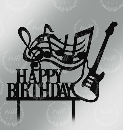 Happy Birthday gitara (1)