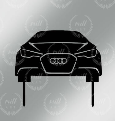 Toper AUDI czarna pleksa 