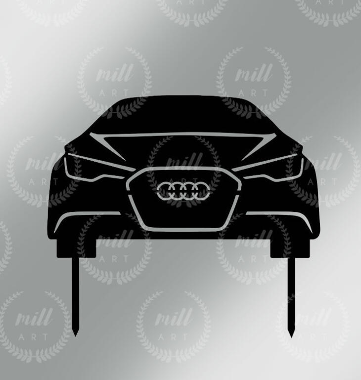 Toper AUDI czarna pleksa 