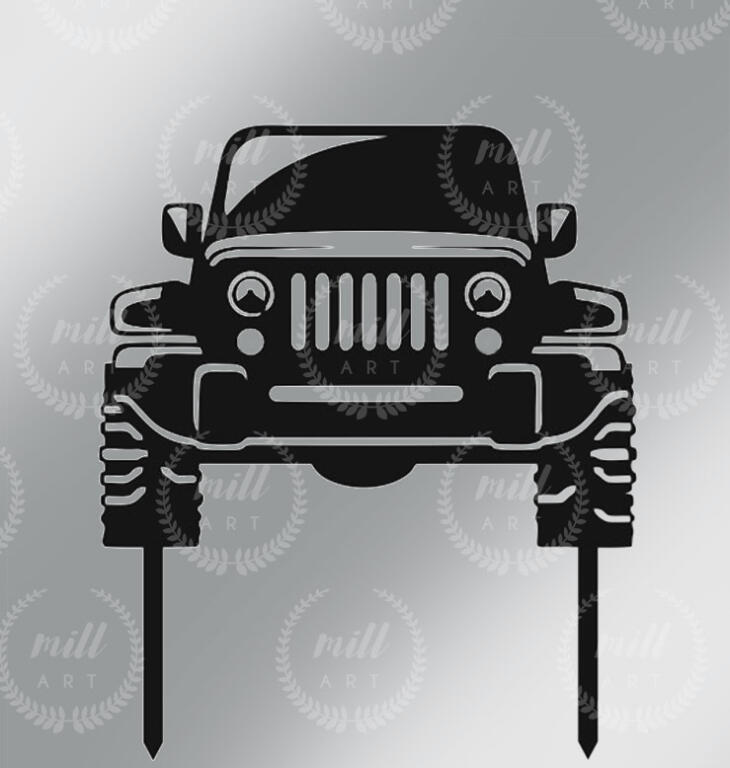 Toper JEEP - czarna pleksa 